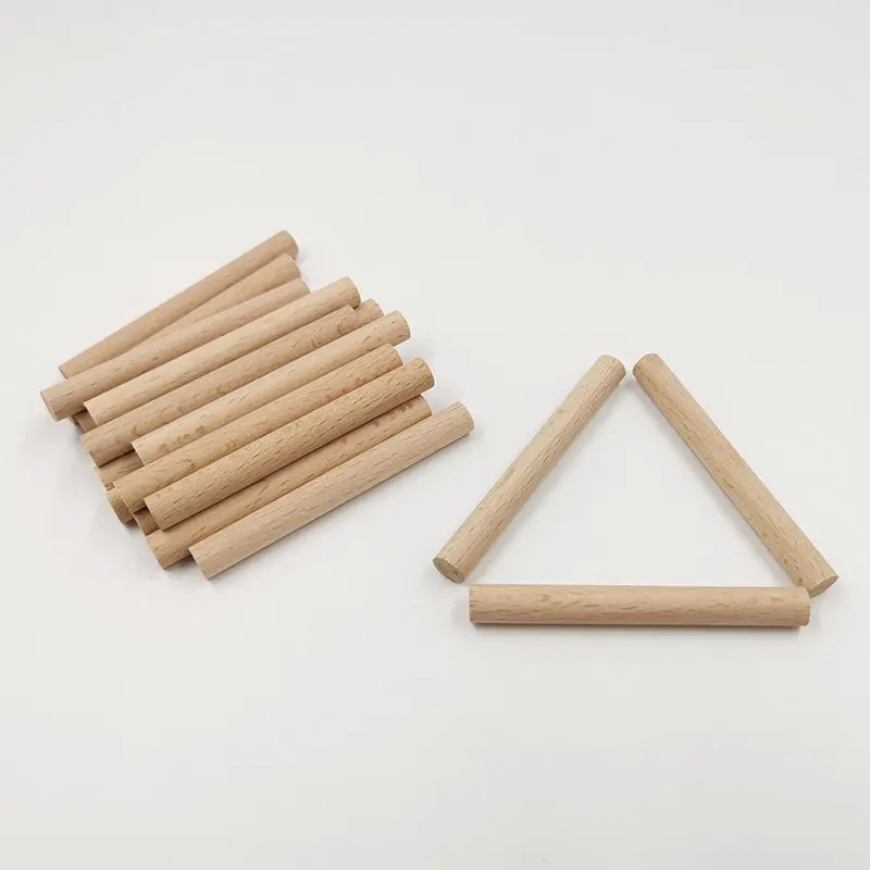 Umwelt freundliche runde benutzer definierte Holz zähl mathe Stöcke für Baby Vorschule Lernspiel zeug