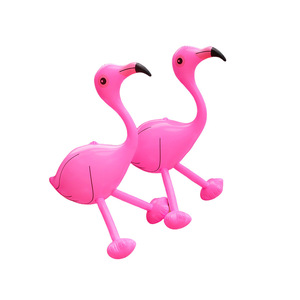 <b>Inflatable</b> <b>Flamingo</b> Toy Pink PVC Outdoor Yard Decorations For Teenagers Unisex - Product Image 1