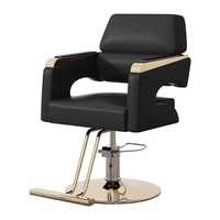 Fauteuil de Barbier Professionnel en Métal avec Fonction Inclinable et Réglage de la Hauteur - Mobilier de Salon en Gros