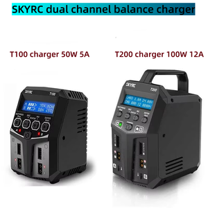 <span class=keywords><strong>Chargeur</strong></span> intelligent double canal pour batteries au lithium SKYRC T100 T200 T400Q 100W 5A/10A Fabriqué en Chine - Product Image 1