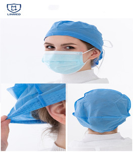 Bouchon de médecin jetable pour la chirurgie hospitalière PP chirurgical Non tissé anti-poussière Mob Cap PPE de protection - Product Image 5