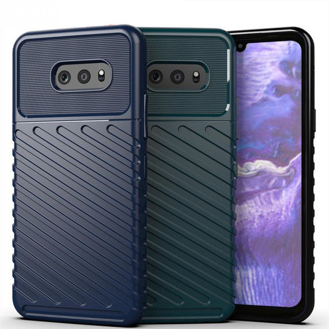 High Quality Armor Phone case for LG G8X ThinQ Silicone Shockproof Mobile Phone case Bags for LG Stylo 7 6 K51 K61 V60 THINQ
