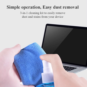 Cao cấp Màn hình <span class=keywords><strong>LCD</strong></span> làm sạch Kit bụi Remover máy tính xách tay màn hình TV làm sạch phun và bàn chải màn hình sạch hơn - Product Image 3