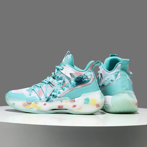 Baskets montantes décontractées pour hommes, inspirées du basketball, en maille et cuir synthétique, respirantes, style streetwear, confortables pour le quotidien - Product Image 5