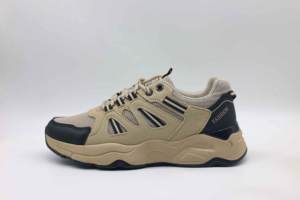 Anti-slip, lichtgewicht, ademende hardloop-/wandelschoenen, ronde neus, wit mesh bovenwerk, atletisch model voor heren - Product Image 2