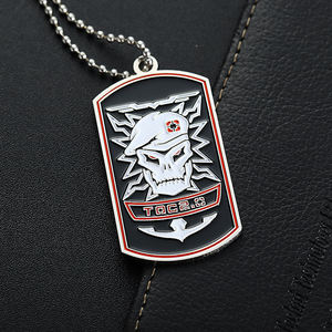 Collier en émail doux et personnalisé pour <span class=keywords><strong>hommes</strong></span>, étiquette de chien, avec chaîne, amusant, offre spéciale - Product Image 6