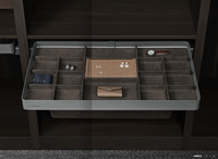 Accessoires de rangement modulaires sur mesure pour armoires, meubles personnalisés pour toute la maison, pour projets résidentiels et appartements