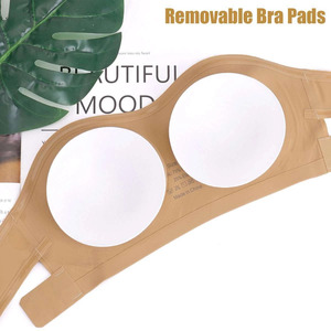 <span class=keywords><strong>Sujetador</strong></span> <span class=keywords><strong>sin</strong></span> Tirantes para Mujer, Sexy, Antideslizante, Sólido, Invisible, Push-Up, <span class=keywords><strong>sin</strong></span> Varillas, Ropa Interior <span class=keywords><strong>sin</strong></span> Costuras, Bralette, Lencería - Product Image 2