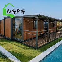 Maison conteneur portable, extensible et pliable, 20, 30 ou 40 pieds, 1, 2, 3 ou 4 chambres, préfabriquée, modulaire, de luxe