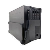Boîtier d'ordinateur industriel GeniuStar 2024 Pro I7/i9, double écran 23,8 pouces 4K IPS HD, robuste en métal, format intégré, façade standard
