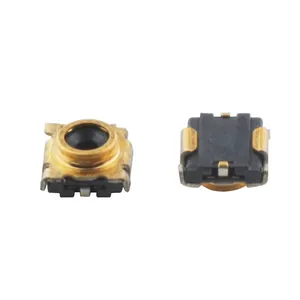 Conector de ouro analógico I-PEX, mini conector ultrapassal de 1/4 pro mu-ata MM8030-2610, flash de ouro vertical rf, conector rf coaxial de interruptor rf