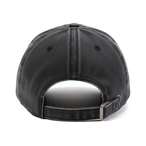 Casquette de baseball en coton lavé personnalisée OEM, 6 panneaux, non structurée, brodée, casquettes de papa en gros pour hommes - Product Image 4