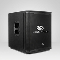 Caisson de basses actif bi-amplifié DSP en bois SPRX-18SUB de 18 pouces, 1100 W RMS, 4800 W max, 134 dB, haut-parleur de basses amplifié pour scène, événement, spectacle en direct