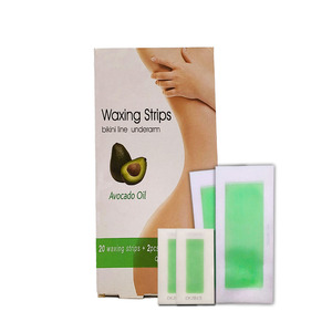 Fornitura di fabbrica vendita calda 20 pezzi <span class=keywords><strong>depilazione</strong></span> fronte-retro <span class=keywords><strong>ceretta</strong></span> strisce braccia gambe petto Bikini <span class=keywords><strong>viso</strong></span> labbra sopracciglia - Product Image 4