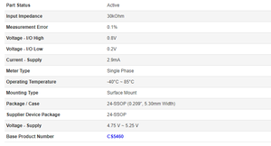 <span class=keywords><strong>CS5460A</strong></span>-<span class=keywords><strong>BSZ</strong></span> <span class=keywords><strong>CS5460A</strong></span>-BSZR cs5460 א 'TSSOP-24 לניטור אנרגיה - Product Image 5