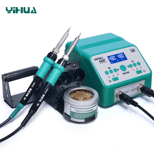 Estación de Soldadura Digital LCD Multifuncional YIHUA 938D+ Versión Mejorada 60W 45W con Soldador Dual sin Plomo - Product Image 3