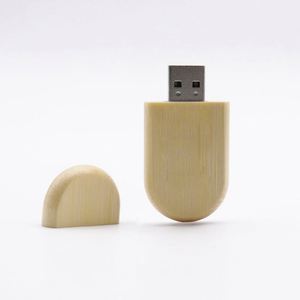 Clé USB en bois de bambou gravée au laser, logo personnalisable, design ou messages personnalisés, cadeau d'entreprise et promotionnel avec boîte - Product Image 4