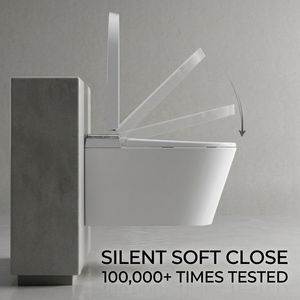 <span class=keywords><strong>Inodoro</strong></span> Inteligente Electrónico Moderno para Baño, <span class=keywords><strong>Inodoro</strong></span> Inteligente Montado en la <span class=keywords><strong>Pared</strong></span>, <span class=keywords><strong>Inodoro</strong></span> Automático con Bidé <span class=keywords><strong>de</strong></span> Cerámica Colgado en la <span class=keywords><strong>Pared</strong></span> - Product Image 2