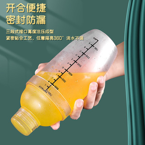 Transparent Cocktail Shaker With Scale 750Ml Reusable For Bar And Home Use - Product Image 2