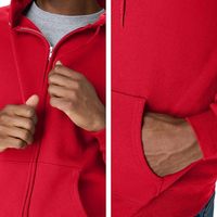 Blouson à Capuche Zippé Décontracté pour Homme, Automne, avec Poches, Teint en Fil, Écologique, Respirant, pour le Quotidien, les Voyages et les Activités de Plein Air (Vente en Gros)