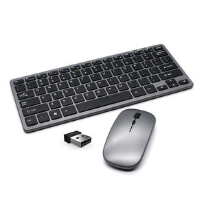 ชุดคีย์บอร์ดและเมาส์ไร้สายแบบชาร์จได้เอง ภาษาฮิบรู สำหรับคอมพิวเตอร์ - Product Image 1
