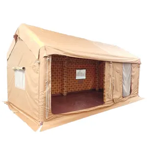 Tenda gonfiabile all'aperto di campeggio di escursione impermeabile su misura della fabbrica tenda della casa di famiglia di evento dell'aria di lusso