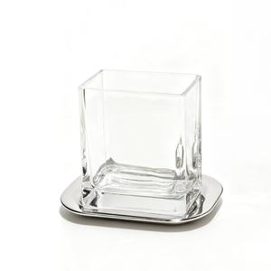 Tavolo quadrato trasparente in vetro acquario quadrato vaso di vetro decorativo quadrato rettangolare chiaro piccolo vaso di vetro <span class=keywords><strong>per</strong></span> fioriera da tavolo - Product Image 5
