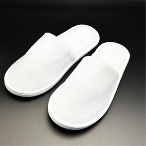 Wholesale Disposable Terry Towelling <strong>Slippers</strong> With Closed Toes Hotel Amenities Supplies - Product Image 1