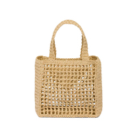 2023 nouvelle marque de luxe paille dames sac à main rotin tissé à la main sac plage évidé personnalisé Lafite paille sac à main