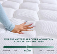 Matelas à ressorts double King Queen de Foshan, vente chaude, haute qualité, mousse à mémoire de forme en latex tricoté pour la maison, l'hôtel, l'hôpital