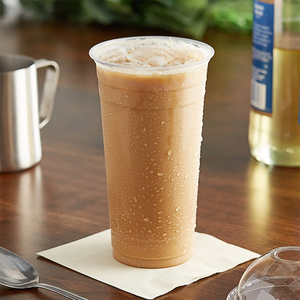 Vasos Desechables <span class=keywords><strong>de</strong></span> Plástico PET Transparente <span class=keywords><strong>de</strong></span> 12-32oz, Vasos para Smoothies con Tapas Antiderrames y Boca Ancha para Té <span class=keywords><strong>de</strong></span> Burbujas y Jugos - Product Image 4
