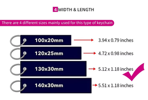 איכות גבוהה סילון רקמת מפתח טבעות טבעות מפתח תיקון אישית מאהב צורה תג מפתח - Product Image 5