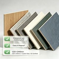 Panneau mural ignifuge en bois et pierre, couleur unie, taille personnalisée, prix usine, vente en gros pour projets