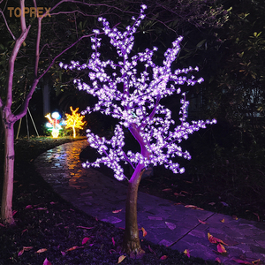 Vente en gros d'usine, lumières d'arbre <span class=keywords><strong>LED</strong></span> en fleurs de <span class=keywords><strong>cerisier</strong></span> de 2,5 m, intérieur/extérieur, IP65, batterie rechargeable, télécommande, Noël - Product Image 1