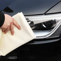 Esun-Serviette de toilette en peau de mouton 100% super absorbante et à séchage rapide pour lavage automatique de voiture-Technique tissée à séchage rapide