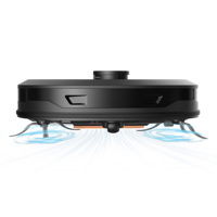 LDS cartographie et navigation 12000PA Robot aspirateur et serpillière avec tuyau d'eau à connexion directe