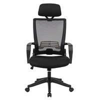 Mobilier de bureau pivotant à mi-dossier confortable et ergonomique, chaise de bureau moderne en maille pour conférence