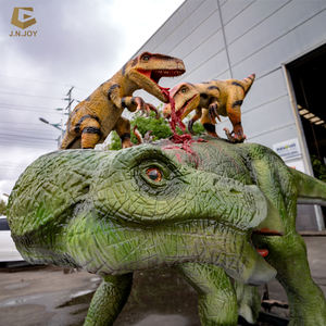 AD-05 Zigong Factory Animatronic Dinosaurio Jurásico Dino Mundo Lguanodon VS <span class=keywords><strong>Deinonychus</strong></span> - Product Image 2