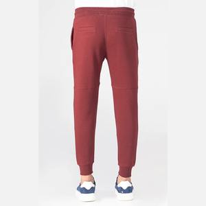 Pantalon de survêtement évasé personnalisé pantalon de jogging en coton léger pantalon de jogging baggy large uni brodé OEM pour hommes style décontracté - Product Image 3