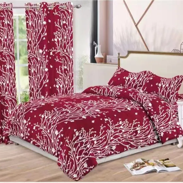Matching Curtains And Bed Sheets Without Duvet Set Of Curtain And Bed Sheets Curtains And Bed Sheet Set 10 Pieces
