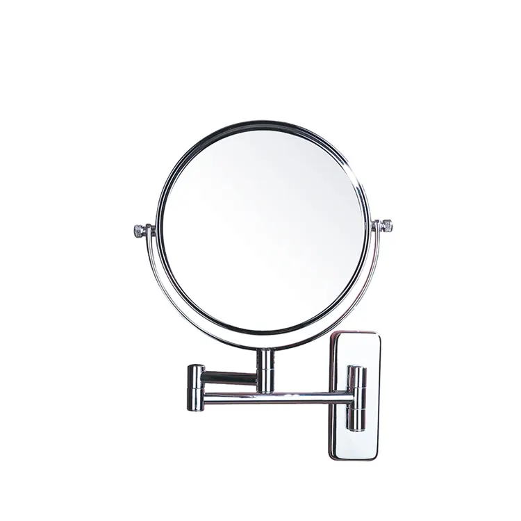 Specchio per montaggio a parete con ingrandimento su due lati per il trucco a 360 gradi dell'hotel di vendita caldo