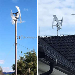 نظام طاقة هجين من توربينات الرياح والطاقة الشمسية بقوة 500 واط قابل للتخصيص، مناسب للاستخدام في أسطح المزارع والحدائق - Product Image 4