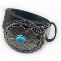 Conception de votre boucle de ceinture Design privé Turquoise boucles occidentales pour dames boucles de ceinture en plaque