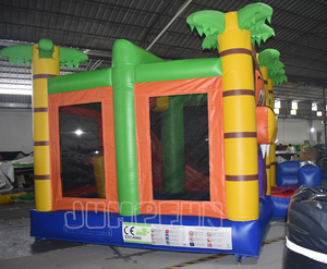 2024 caliente 5x4x4 metros aire inflar León Castillo niños jugar aire inflar tobogán León Casa <span class=keywords><strong>de</strong></span> salto JUMPFUN - Product Image 4