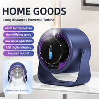 Ventilateur portable à brume d'eau 2026, mini-refroidisseur évaporatif avec fonction d'humidification pour voiture et camping-car