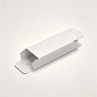 Emballage cosmétique personnalisé, écologique, imperméable et réutilisable pour sérum de soin de la peau, crème pour les yeux, faux cils - Petit format blanc