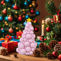 Bulle de noël Silicone moule bricolage aromathérapie bougie et ornement en plâtre pour la cuisson gâteau décoration gros gâteau outils