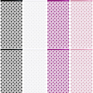 Bogen Themen Dekoration Regen Seide Vorhang Geburtstags feier Hintergrund Wand dekoration mit rosa Bogen Muster Regen Seide Tür Vorhang - Product Image 3