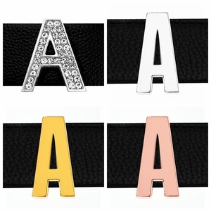 30Mm Trượt Chữ Cái Bảng Chữ Cái A-Z Trượt Charms Bán Buôn Tinh Thể Mặt Dây Tự Làm Phụ Kiện Đồ Trang Sức Phát Hiện - Product Image 2