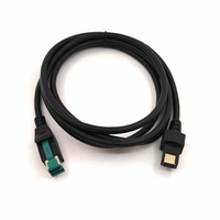 Câble USB alimenté 24V avec connecteur 2x4 broches pour imprimantes POS IBM
